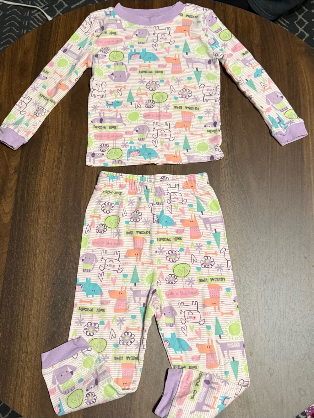 SOLD Baby girl pajama set